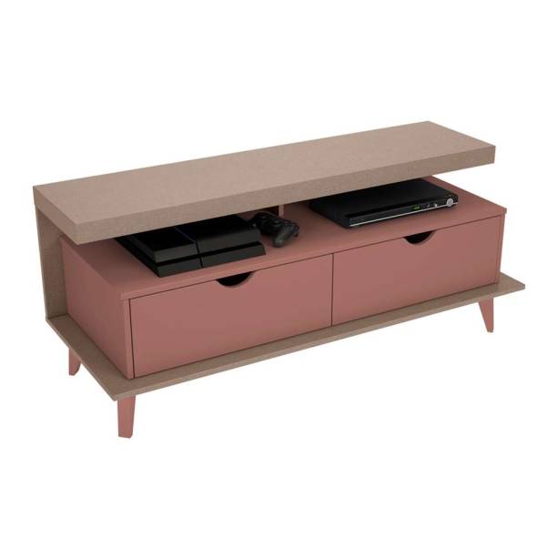 Rack Evoque, de MDP com pés de eucalipto, nas medidas 1,29 x 0,45 x 0,50 m. <a href="https://www.mobly.com.br/rack-evoque-faser-e-agata-129-cm-577781.html" target="_blank" rel="noopener">Mobly</a>, R$ 609,99 Rack Evoque, de MDP com pés de eucalipto, nas medidas 1,29 x 0,45 x 0,50 m. <a href="https://www.mobly.com.br/rack-evoque-faser-e-agata-129-cm-577781.html" target="_blank" rel="noopener">Mobly</a>, R$ 609,99