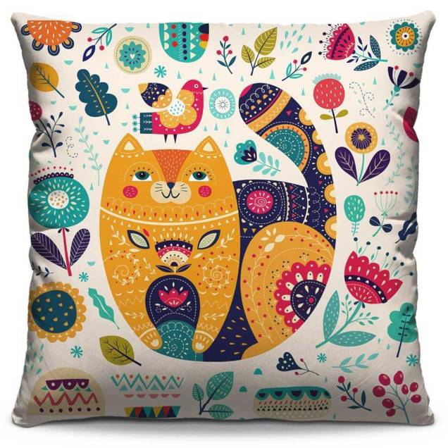 Capa de almofada Gatinho 74, de poliéster, 40 x 40 cm. <a href="https://www.americanas.com.br/produto/61515008/capa-de-almofada-estampada-colorida-kids-gatinho-74" target="_blank" rel="noopener">Americanas.com</a>, R$ 21,90 Capa de almofada Gatinho 74, de poliéster, 40 x 40 cm. <a href="https://www.americanas.com.br/produto/61515008/capa-de-almofada-estampada-colorida-kids-gatinho-74" target="_blank" rel="noopener">Americanas.com</a>, R$ 21,90