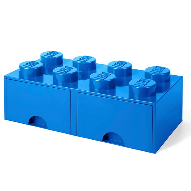 Bloco organizador Lego, com duas gavetas. <a href="https://www.tokstok.com.br/bloco-organizador-50-cm-c-2-gavetas-vermelho-lego/p?idsku=364667" target="_blank" rel="noopener">Tok & Stok</a>, R$ 299,89