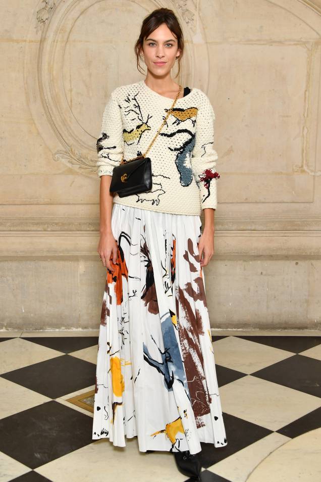 no desfile da <strong>Dior</strong>. no desfile da <strong>Dior</strong>.