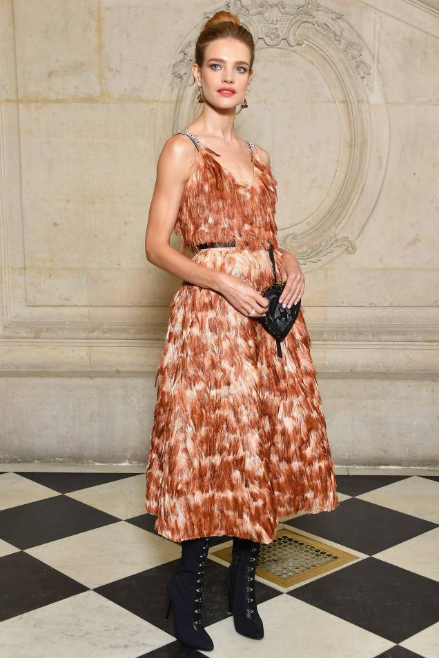no desfile da <strong>Dior</strong>. no desfile da <strong>Dior</strong>.