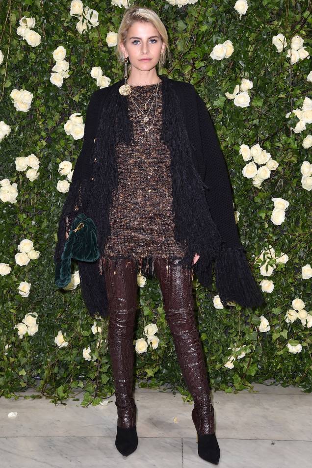 no desfile da <strong>Balmain</strong>. no desfile da <strong>Balmain</strong>.