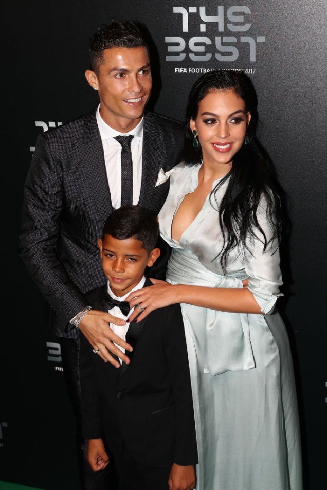 Cristiano Ronaldo, Cristiano Ronaldo Junior e Georgina Rodriguez