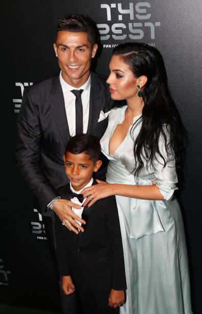 Cristiano Ronaldo, Cristiano Ronaldo Junior e Georgina Rodriguez