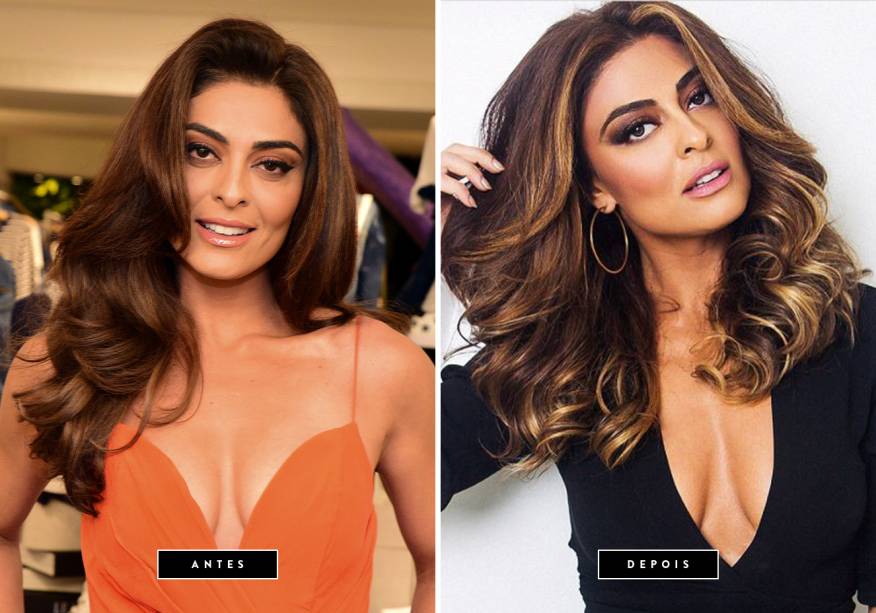 <strong>Agosto de 2017 // Juliana Paes</strong> - Cada vez mais poderosa em <em>A Força do Querer</em>, Ju Paes mostrou o novo look de Bibi para a trama. Com os fios levemente mais claros, ela continua maravilhosa - super novidade, né? Só que não!