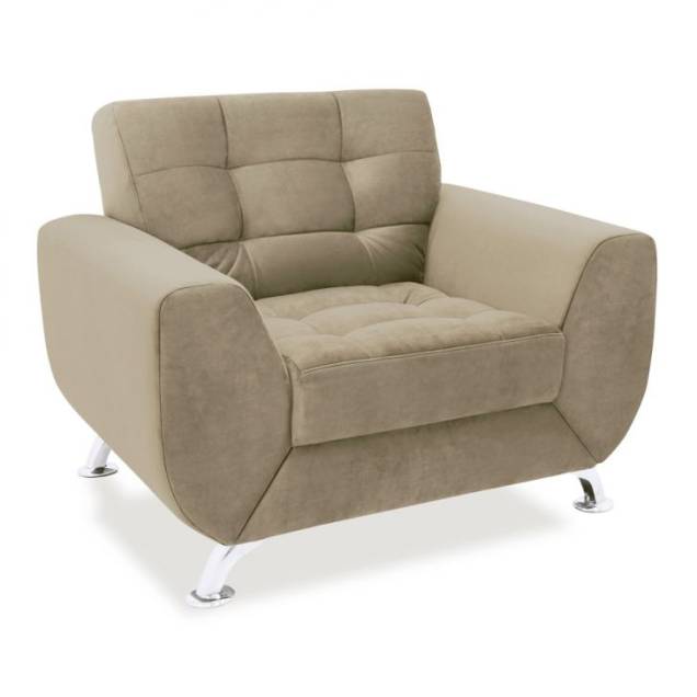 Poltrona Larissa (1,14 x 0,94 x 0,88 m), com acabamento de suede bege e pés cromados. <a href="https://www.mobly.com.br/poltrona-larissa-suede-bege-linoforte-115215.html#a=3|p=29|pn=2|t=Categoria|c=180|b=1|s=0" target="_blank" rel="noopener">Mobly</a>, R$ 632,69 Poltrona Larissa (1,14 x 0,94 x 0,88 m), com acabamento de suede bege e pés cromados. <a href="https://www.mobly.com.br/poltrona-larissa-suede-bege-linoforte-115215.html#a=3|p=29|pn=2|t=Categoria|c=180|b=1|s=0" target="_blank" rel="noopener">Mobly</a>, R$ 632,69