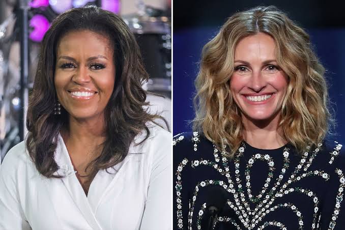 Michelle Obama e Julia Roberts se unem em prol de educação para meninas