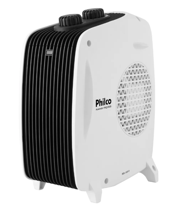 Aquecedor PAQ2000B, da Philco, com três níveis de potência (dois para aquecimento e um para ventilação). <a href="https://www.americanas.com.br/produto/134323104/aquecedor-eletrico-philco-paq2000b-3-niveis-de-potencia-branco?WT.srch=1&acc=e789ea56094489dffd798f86ff51c7a9&epar=bp_pl_00_go_pla_casaeconst_geral_gmv&gclid=EAIaIQobChMIloLq3-2W4wIVioeRCh24kQF-EAQYEiABEgIRsfD_BwE&i=5612cbe46ed24cafb5cae011&o=5cffd8186c28a3cb50ea5d9f&opn=YSMESP&sellerId=00776574000660&voltagem=220V" target="_blank" rel="noopener">Americanas.com</a>, R$ 109,04