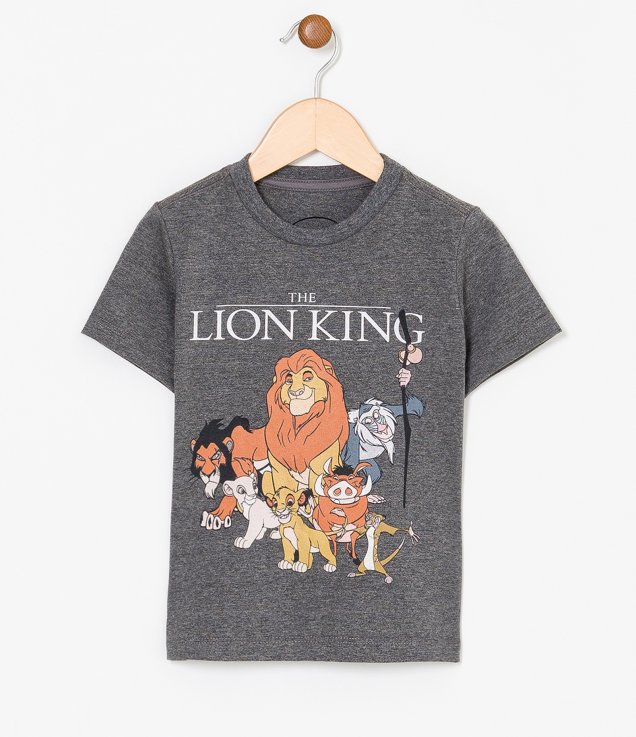 Camiseta infantil estampa Rei Leão (de 1 a 6 anos), R$ 29,90 - Renner