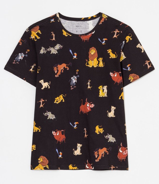 Camiseta manga curta estampa Rei Leão, R$ 59,90 - Renner