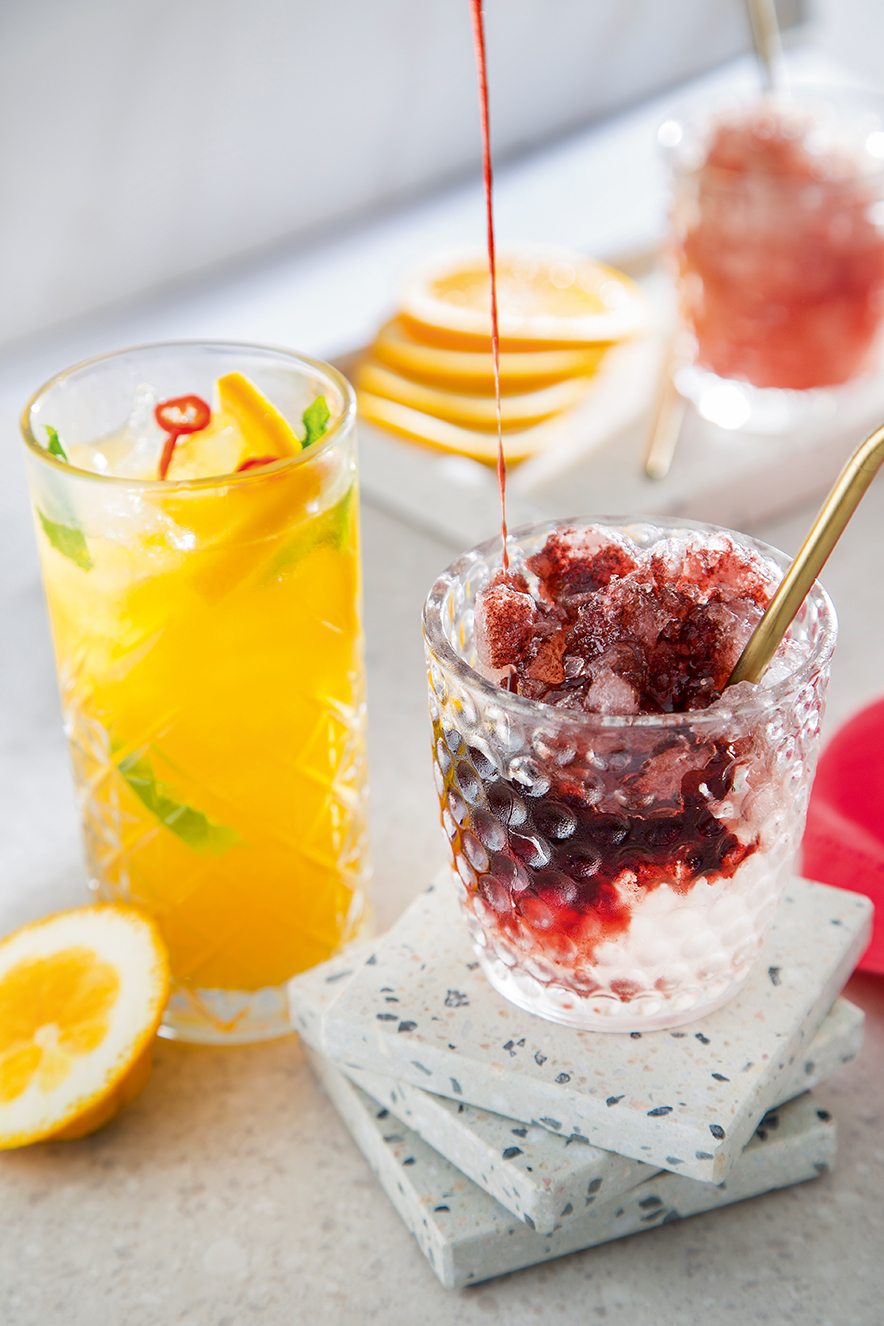 Raspadinha de mate com juçara