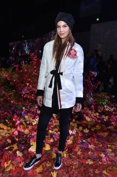 Bianca Brandolini d'Adda no desfile da Moncler