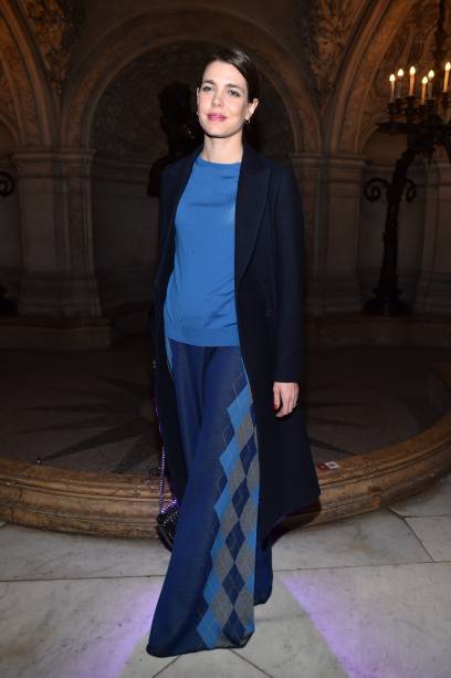 Charlotte Casiraghi no desfile da Stella McCartney