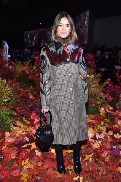 Miroslava Duma no desfile da Moncler