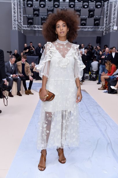 Solange Knowles no desfile da Chloé