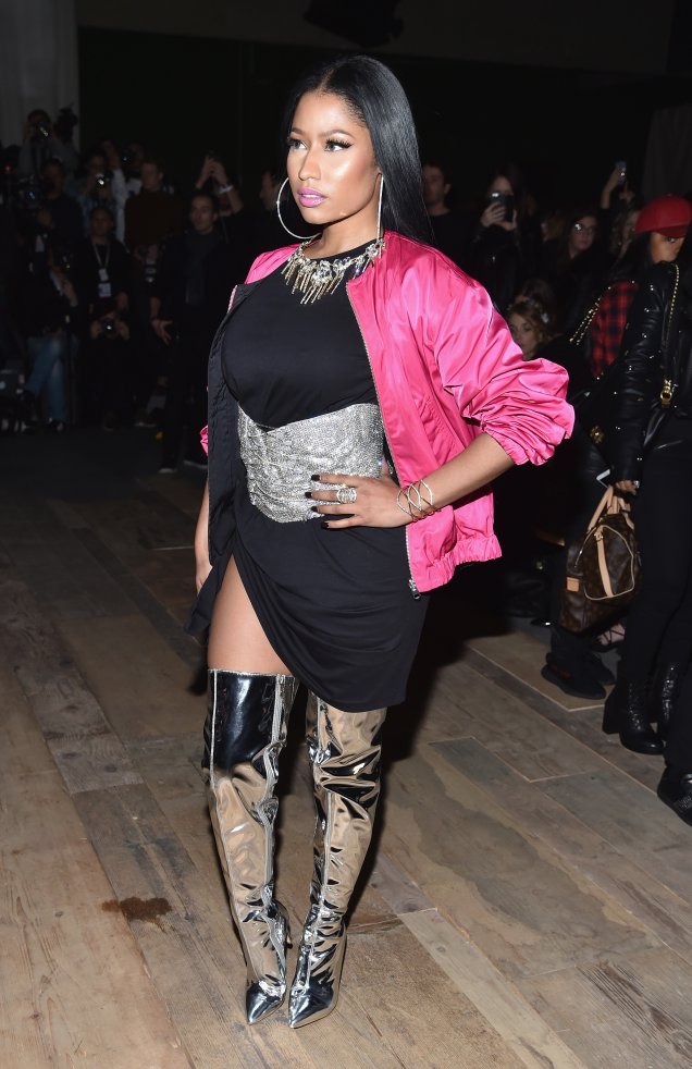 Nicki Minaj no desfile da H&M