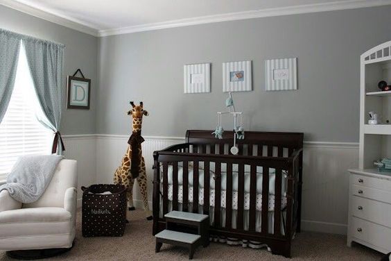 quartos de bebê estilo rústico