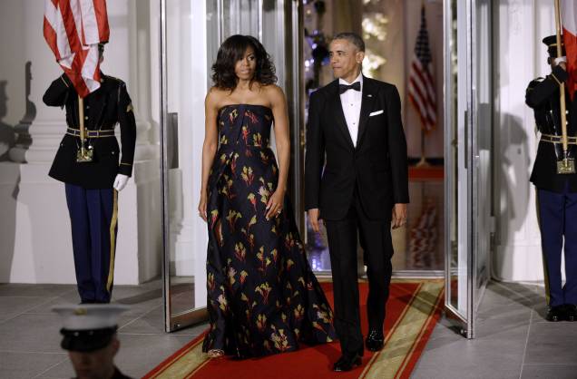 Vestido: Jason Wu // Evento: Jantar para o primeiro-ministro do Canadá // Data: 10.03.16 Vestido: Jason Wu // Evento: Jantar para o primeiro-ministro do Canadá // Data: 10.03.16