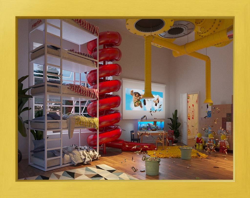 Quarto infantil dos sonhos em 3D – Espanha Quarto infantil dos sonhos em 3D – Espanha