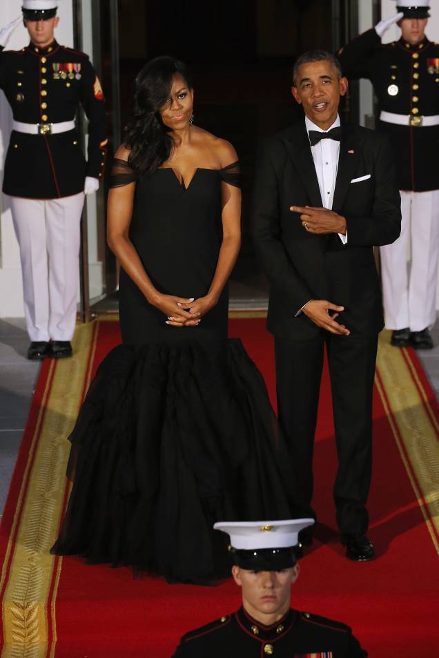 Vestido: Vera Wang // Evento: Jantar para o presidente da China // Data: 25.09.15 Vestido: Vera Wang // Evento: Jantar para o presidente da China // Data: 25.09.15
