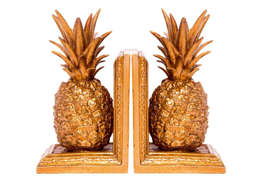 Aparadores de livros de metal, <strong>Casa Água de Coco</strong>, R$ 359, o par Aparadores de livros de metal, <strong>Casa Água de Coco</strong>, R$ 359, o par