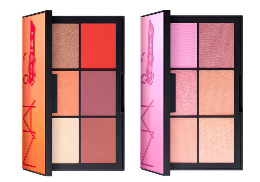 <strong>Paletas de blush Unfiltered, NARSsissist, R$ 329 //</strong> Os conjuntos trazem seis tons must-have em cada uma das edições exclusivas, em um estojo espelhado. A Unfiltered I traz tons mais quentes, como bronzers e vermelhos; Unfiltered II já chega com a proposta mais fresh, com rosas suaves e dourados. À venda a partir de maio.