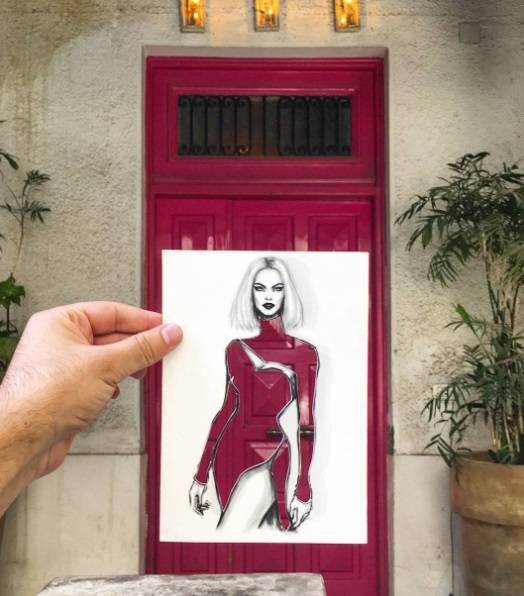 ilustrador moda e arquitetura