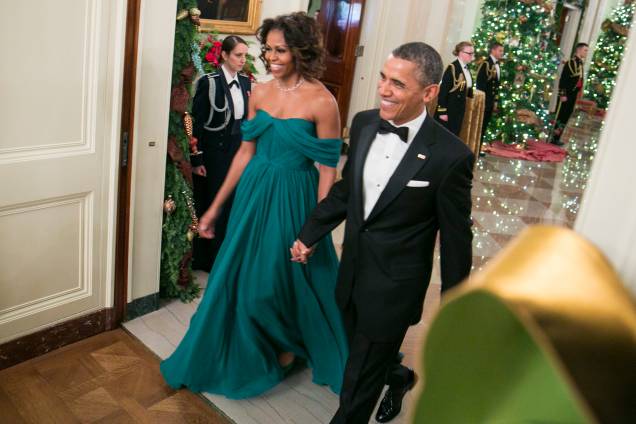 Vestido: Marchesa // Evento: Recepção para os homenageados do Kennedy Center // Data: 08.12.13 Vestido: Marchesa // Evento: Recepção para os homenageados do Kennedy Center // Data: 08.12.13