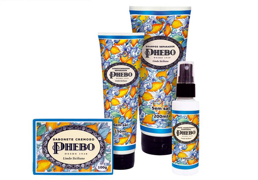 Kit Limão Siciliano, <strong>Phebo</strong>, R$ 68 Kit Limão Siciliano, <strong>Phebo</strong>, R$ 68