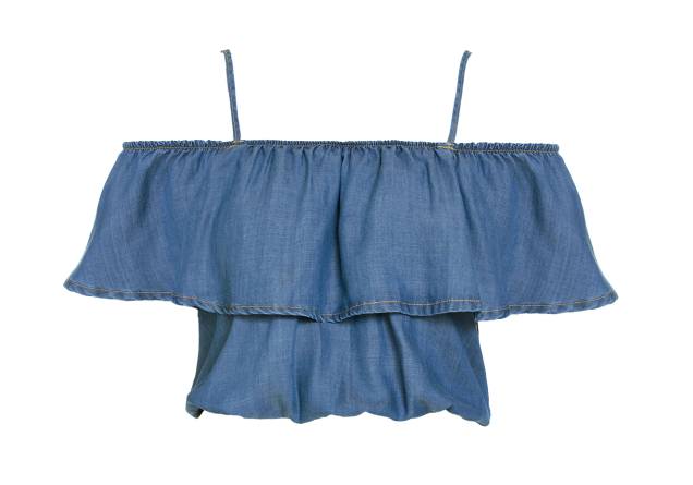 Top jeans, <strong>Gatabakana</strong>, R$ 187 Top jeans, <strong>Gatabakana</strong>, R$ 187