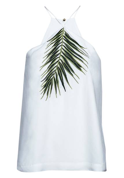 Top de algodão, <strong>Shoulder</strong>, R$ 299 Top de algodão, <strong>Shoulder</strong>, R$ 299