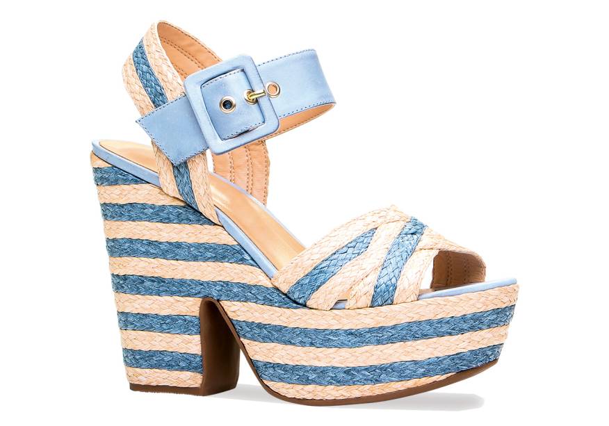 Sandália de palha, <strong>Vicenza</strong>, R$ 433 Sandália de palha, <strong>Vicenza</strong>, R$ 433