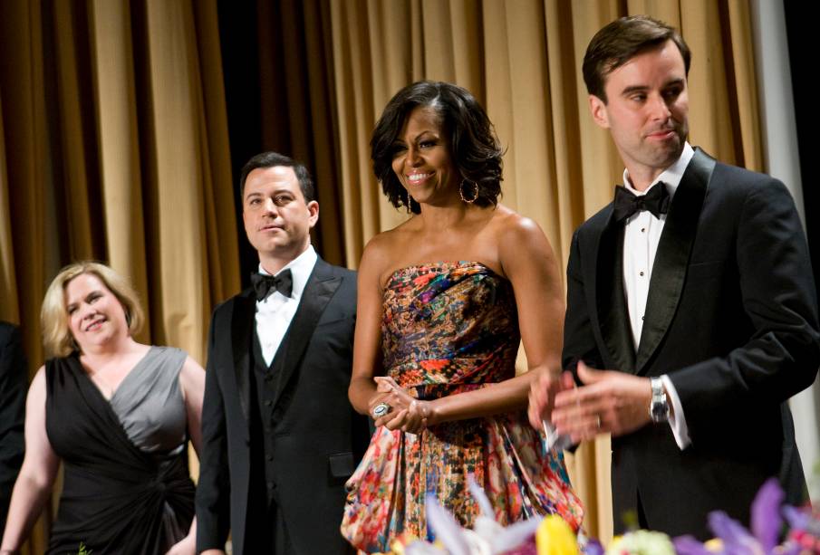 Vestido: Naeem Khan // Evento: Jantar da White House Correspondent's Association // Data: 28.04.12