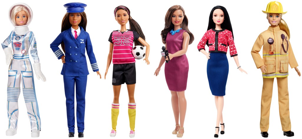 Novas bonecas da Barbie prestigiam outras profissões