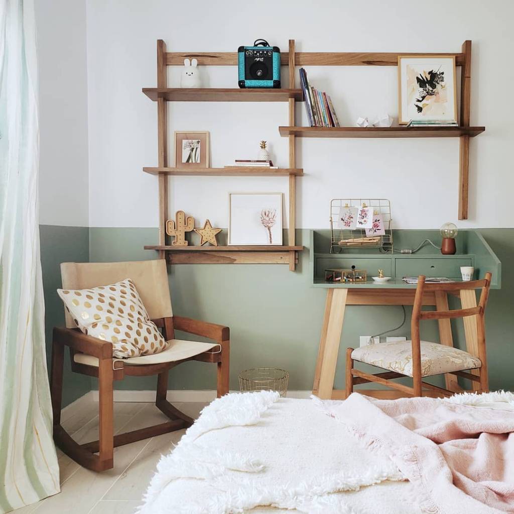parede bicolor pintura duas cores @lacharruadeco parede bicolor pintura duas cores @lacharruadeco