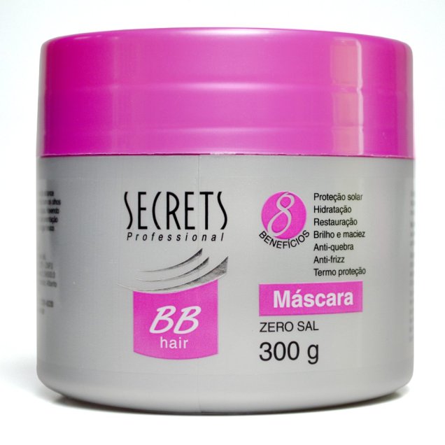 <b>Secrets </b>Professional BB Hair - Máscara 300g - <b>R$ 27,90</b>