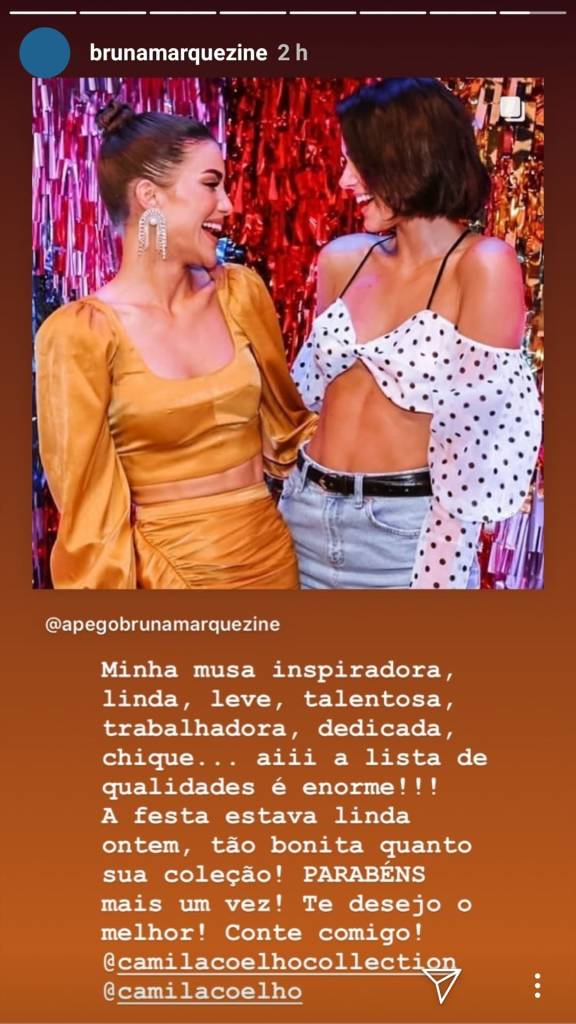 Bruna Marquezine e Camila Coelho 64975961_323043438598455_1352285884963094528_n