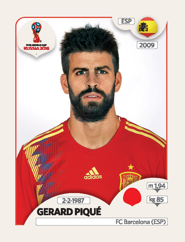 7 Gerard Piqué – ESPANHA