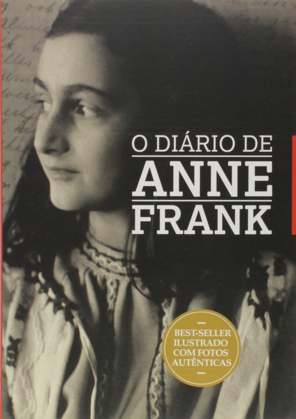 Capa do livro "Diário de Anne Frank"