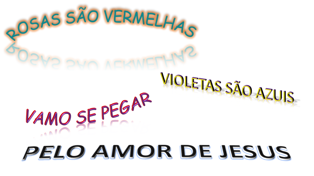 Memes em WordArt para mandar para o crush