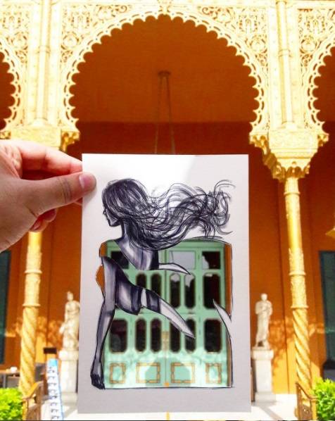 ilustrador moda e arquitetura