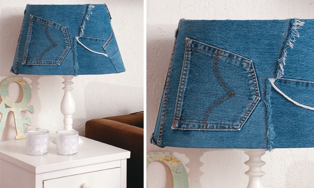 Ideias criativas para reaproveitar um jeans velho na decoração da sua casa