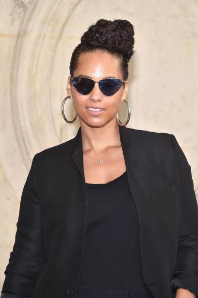 Alicia Keys no desfile da Dior