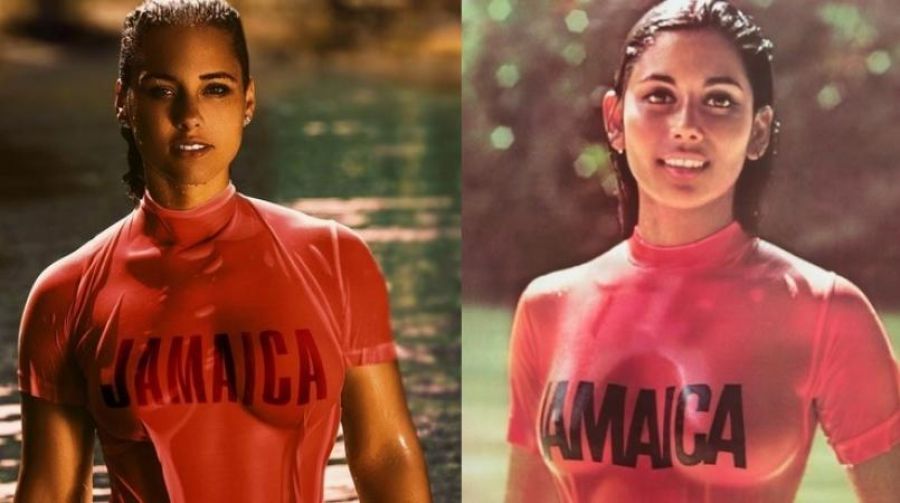 Alicia Keys refaz foto de modelo dos anos 1970