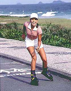 Andar de patins ajuda a afinar a cintura