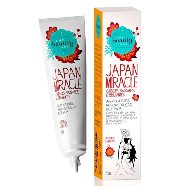 <b>The Beauty Box</b> Ampola Capilar Japan Miracle - <b>R$ 19,90</b>