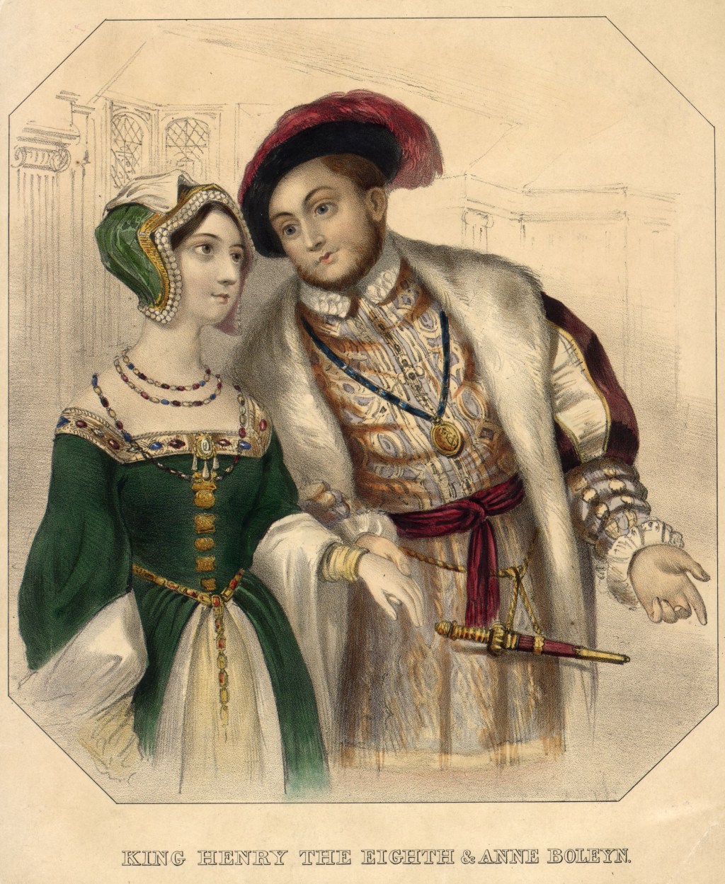 Ana de Bolena e Henrique VIII