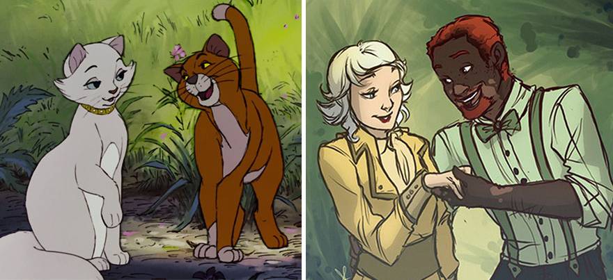 Disney/Tumblr Pugletto Se os animais da Disney fossem humanos