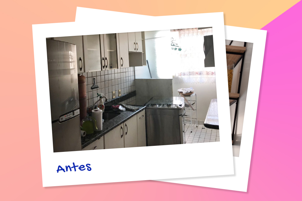 Antes&depois: a cozinha corredor ficou perfeita com mix de madeira e metal