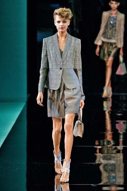 Desfile da Giorgio Armani.